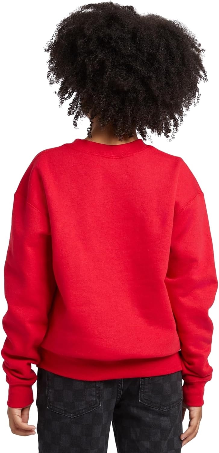 image:imageHanes Boys EcoSmart Sweatshirt Cotton Crewneck Pullover Kids Fleece SweatshirtDeep Red