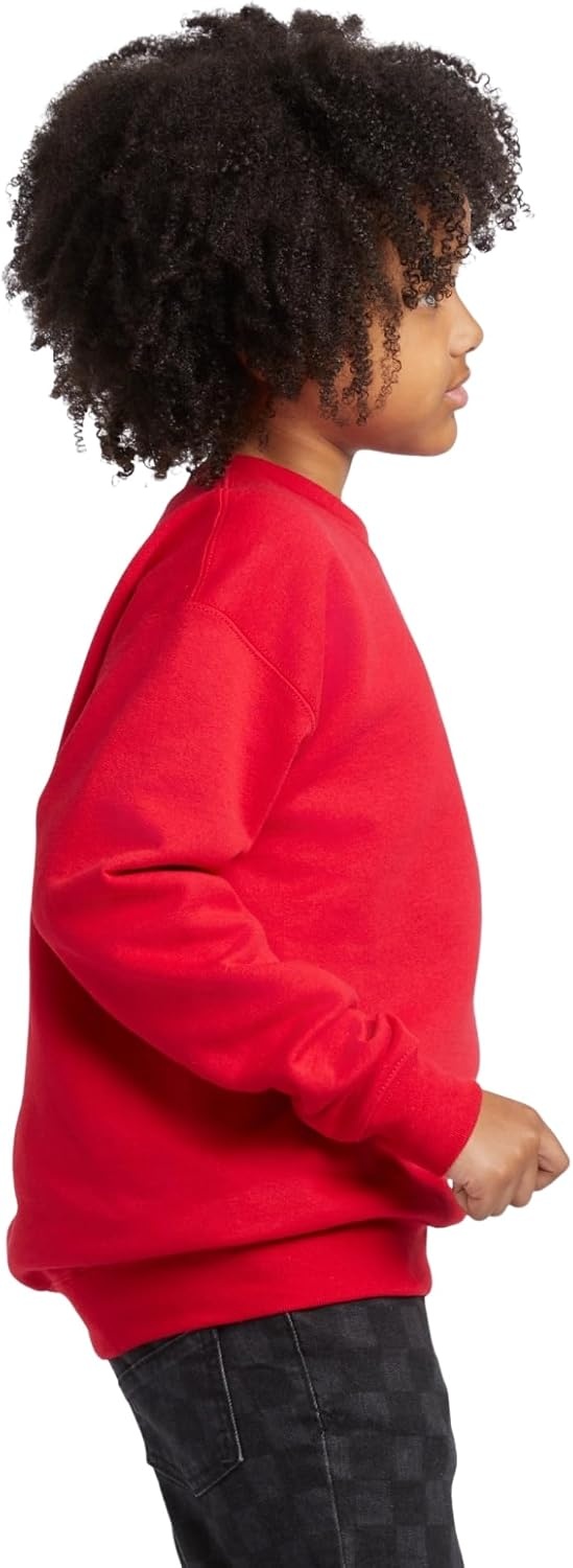image:imageHanes Boys EcoSmart Sweatshirt Cotton Crewneck Pullover Kids Fleece SweatshirtDeep Red