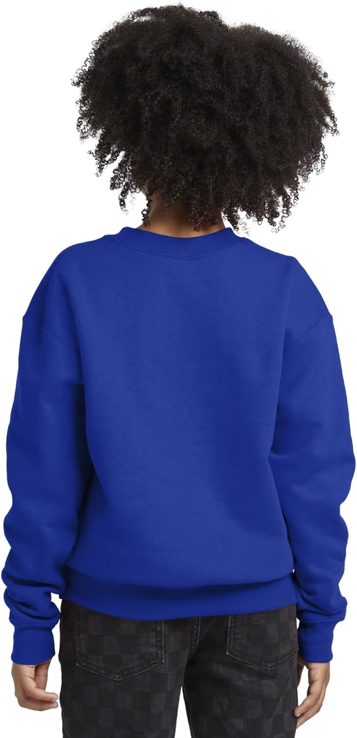 image:imageHanes Boys EcoSmart Sweatshirt Cotton Crewneck Pullover Kids Fleece SweatshirtDeep Royal