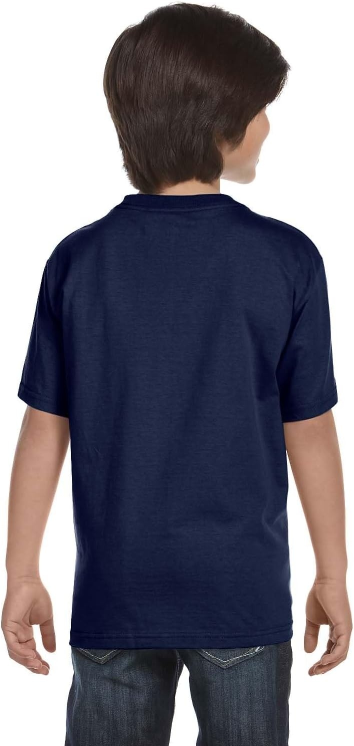 image:imageHanes Boys Essentials Short Sleeve Tshirt Value Pack 3 or 6PackNavy 6 Pack