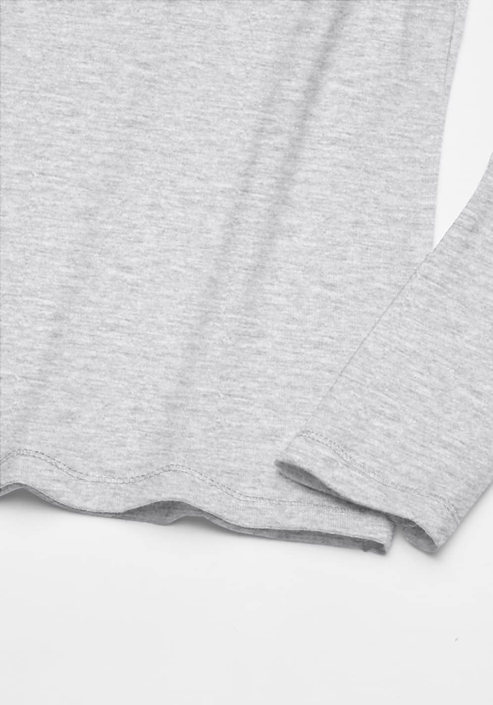 image:imageHanes Girls Comfortsoft Long Sleeve TeeLight Steel