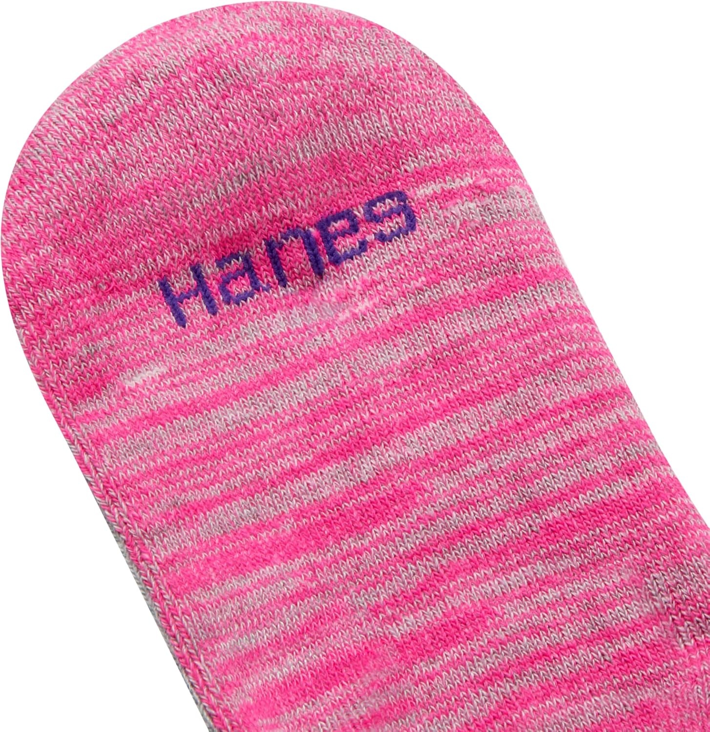 image:imageHanes Girls Socks Cool Comfort Moisturewicking Socks Ankle amp No Show Ez Sort Multi PackWhite 14 Pack