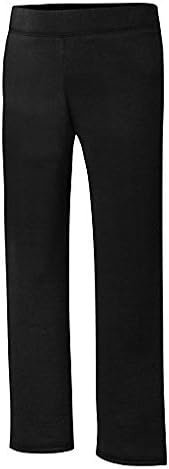 image:imageHanes Girls Sweatpants EcoSmart OpenBottom Fleece PantsBlack