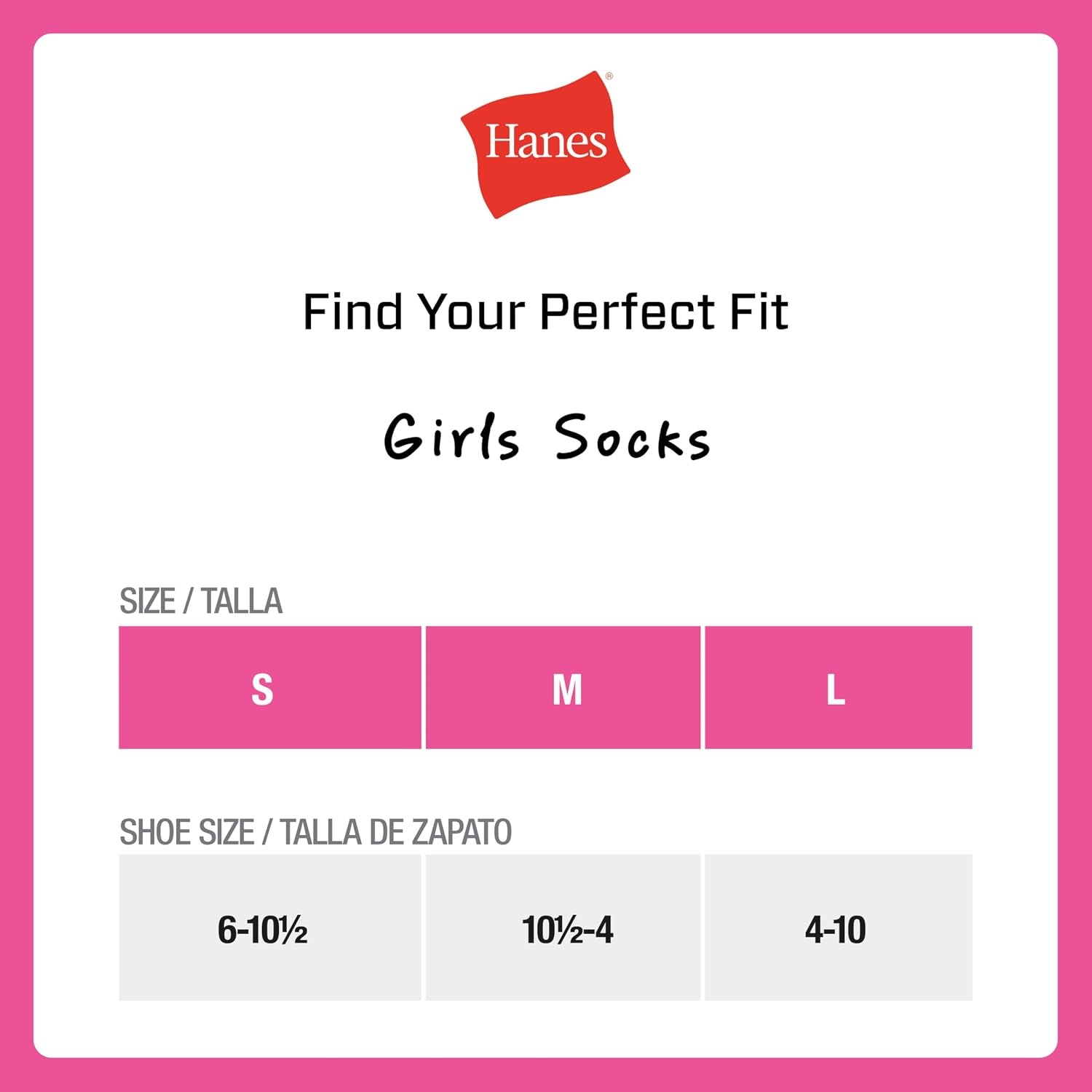 image:imageHanes Girls Uniform Crew Socks Plain Crew Socks Knit Crew Socks for School Or Play 10pairsWhite