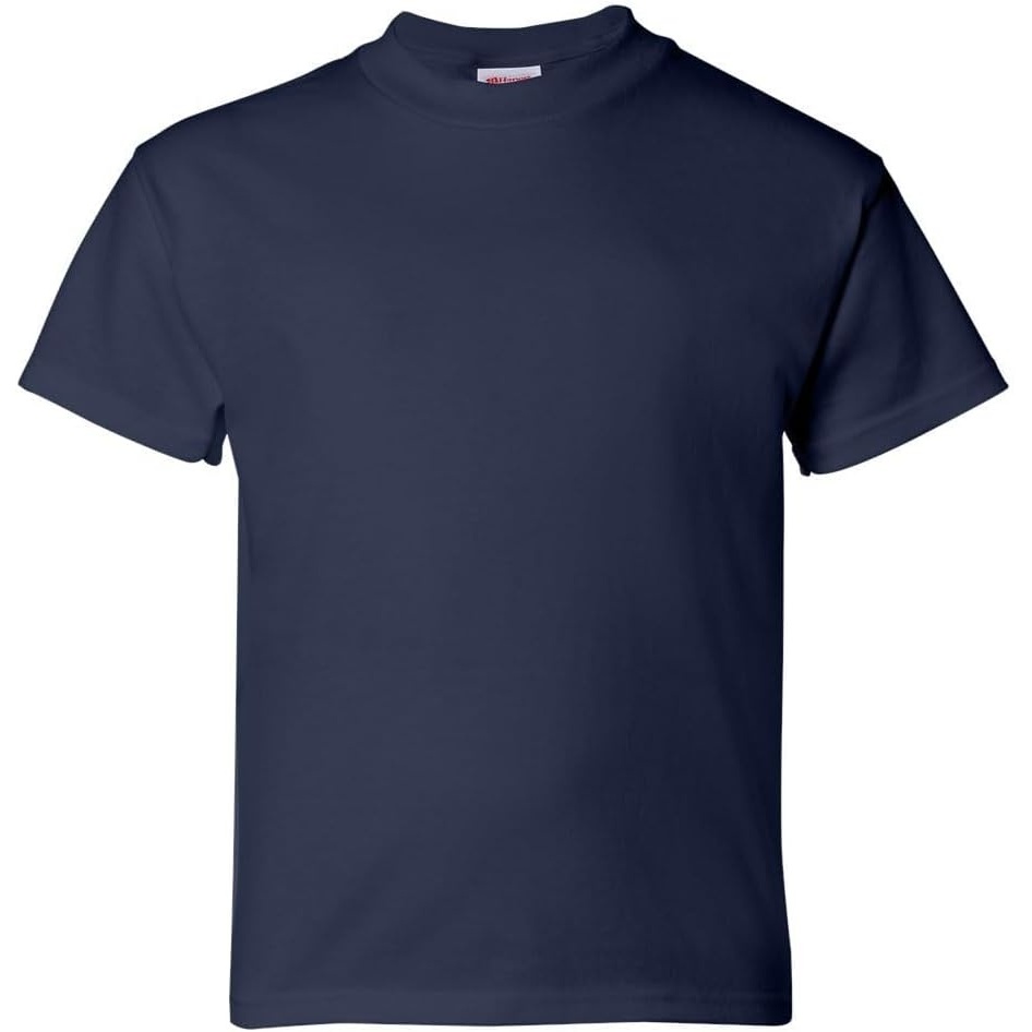 image:imageHanes Boys Essentials Short Sleeve Tshirt Value Pack 3 or 6PackNavy 6 Pack