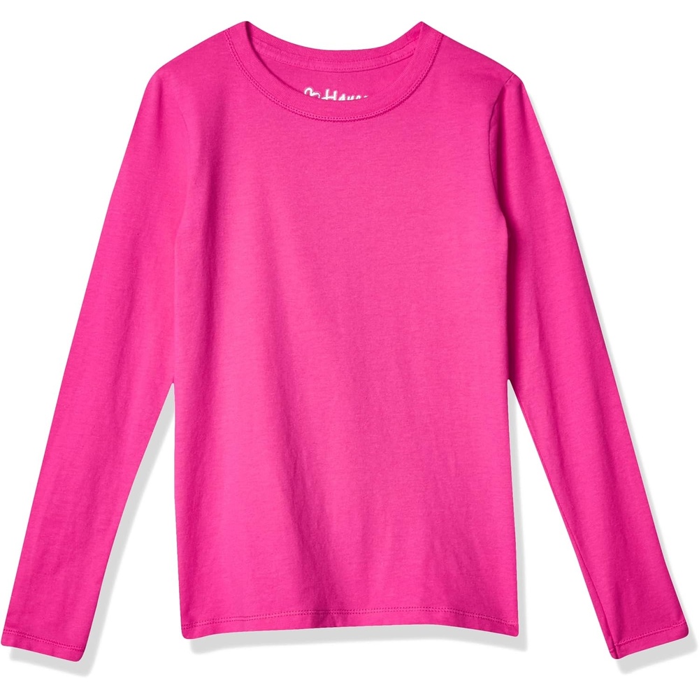 image:imageHanes Girls Comfortsoft Long Sleeve TeeAmaranth