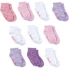 Hanes Baby And Toddler Socks, Non-slip Grip Ankle Socks, Boys’ and Girls’, Multipacks(Pink – 10 Pack)
