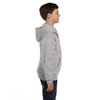 Hanes Big Boys’ Eco Smart Fleece Zip Hood, Black, Large(Light Steel)