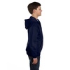 Hanes Big Boys’ Eco Smart Fleece Zip Hood, Black, Large(Navy)
