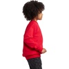 Hanes Boys’ EcoSmart Sweatshirt, Cotton Crewneck Pullover, Kids’ Fleece Sweatshirt(Deep Red)