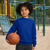 Hanes Boys’ EcoSmart Sweatshirt, Cotton Crewneck Pullover, Kids’ Fleece Sweatshirt(Deep Royal)