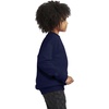 Hanes Boys’ EcoSmart Sweatshirt, Cotton Crewneck Pullover, Kids’ Fleece Sweatshirt(Navy)