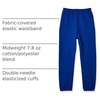 Hanes Boys’ Ecosmart Fleece Sweatpants, Midweight Cotton/Poly Fleece Pants for Boys(Deep Royal)