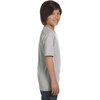 Hanes Boys Essentials Short Sleeve T-shirt Value Pack, 3 or 6-Pack(Light Steel – 6 Pack)