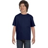 Hanes Boys Essentials Short Sleeve T-shirt Value Pack, 3 or 6-Pack(Navy – 6 Pack)