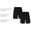 Hanes Boys Jersey Shorts Pack, 2-Pack, Cotton Shorts for Boys with Pockets, Pull-On Shorts(Black)