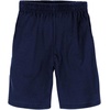 Hanes Boys Jersey Shorts Pack, 2-Pack, Cotton Shorts for Boys with Pockets, Pull-On Shorts(Navy)