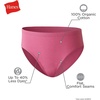 Hanes Girls’ And Toddler Organic Underwear, Brief & Hipster, 8-pack, Pure Comfort Organic 100% Cotton Panties(Hipster – Pink Blue Solids & Patterns)