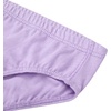 Hanes Girls’ And Toddler Organic Underwear, Brief & Hipster, 8-pack, Pure Comfort Organic 100% Cotton Panties(Peach/Blue/Purple/White)