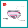 Hanes Girls’ And Toddlers Underwear, Stretch Cotton Panties, 12-pack, Briefs, Bikini and Hipsters for Girls(Pink  Teal  Navy  Floral Prints  Stripe Print)