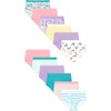 Hanes Girls’ And Toddlers Underwear, Stretch Cotton Panties, 12-pack, Briefs, Bikini and Hipsters for Girls(Pink  Yellow  Purple  Teal)