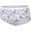 Hanes Girls’ And Toddlers Underwear, Stretch Cotton Panties, 12-pack, Briefs, Bikini and Hipsters for Girls(White  Purple  Blue  Grey  Floral Print  Dot Print  Tie-dye Print)