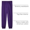Hanes Girls’ ComfortSoft EcoSmart Jogger Pants(Purple Thora)