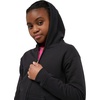 Hanes Girls’ Comfortsoft Ecosmart Full-Zip Hoodie(Black)
