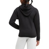 Hanes Girls’ Comfortsoft Ecosmart Full-Zip Hoodie(Black)