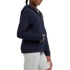 Hanes Girls’ Comfortsoft Ecosmart Full-Zip Hoodie(Navy)