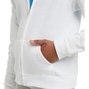 Hanes Girls’ Comfortsoft Ecosmart Full-Zip Hoodie(White)