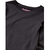 Hanes Girls’ Comfortsoft Long Sleeve Tee(Black)