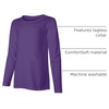 Hanes Girls’ Comfortsoft Long Sleeve Tee(Purple Crush)
