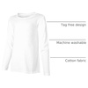 Hanes Girls’ Comfortsoft Long Sleeve Tee(White)