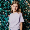 Hanes Girls’ Cotton T-Shirts, Essential Girls’ Tees, Cotton Shirts for Girls, 2-Pack(Amaranth)