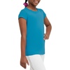 Hanes Girls’ Cotton T-Shirts, Essential Girls’ Tees, Cotton Shirts for Girls, 2-Pack(Process Blue)