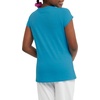 Hanes Girls’ Cotton T-Shirts, Essential Girls’ Tees, Cotton Shirts for Girls, 2-Pack(Process Blue)