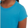 Hanes Girls’ Cotton T-Shirts, Essential Girls’ Tees, Cotton Shirts for Girls, 2-Pack(Process Blue)