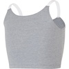 Hanes Girls’ Originals Tween Underwear Crop Cami Pack, Fashion Assorted, 5-Pack(Beige  Grey  Black)