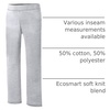 Hanes Girls’ Sweatpants – EcoSmart Open-Bottom Fleece Pants(Light Steel)