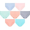 Hanes Girls’ Underwear Hipsters, 7-pack, Pure Comfort Microfiber Hipster Panties for Girls, Assorted(Coral/Blue/Aqua)