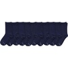 Hanes Girls’ Uniform Crew Socks, Plain Crew Socks, Knit Crew Socks for School Or Play, 10-pairs(Navy)