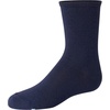 Hanes Girls’ Uniform Crew Socks, Plain Crew Socks, Knit Crew Socks for School Or Play, 10-pairs(Navy)