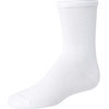 Hanes Girls’ Uniform Crew Socks, Plain Crew Socks, Knit Crew Socks for School Or Play, 10-pairs(White)