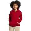Hanes Boys’ EcoSmart Fleece Hoodie, Hooded Sweatshirt for Boys, Pullover Sweatshirt(Deep Red)