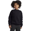 Hanes Boys’ EcoSmart Sweatshirt, Cotton Crewneck Pullover, Kids’ Fleece Sweatshirt(Black)