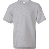 Hanes Boys Essentials Short Sleeve T-shirt Value Pack, 3 or 6-Pack(Light Steel – 6 Pack)