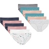 Hanes Girls’ And Toddlers Underwear, Stretch Cotton Panties, 12-pack, Briefs, Bikini and Hipsters for Girls(Grey  Pink  Nude  Grey  White  Dot Prints  Heart Print)