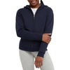 Hanes Girls’ Comfortsoft Ecosmart Full-Zip Hoodie(Navy)