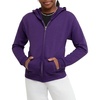 Hanes Girls’ Comfortsoft Ecosmart Full-Zip Hoodie(Purple Thora)